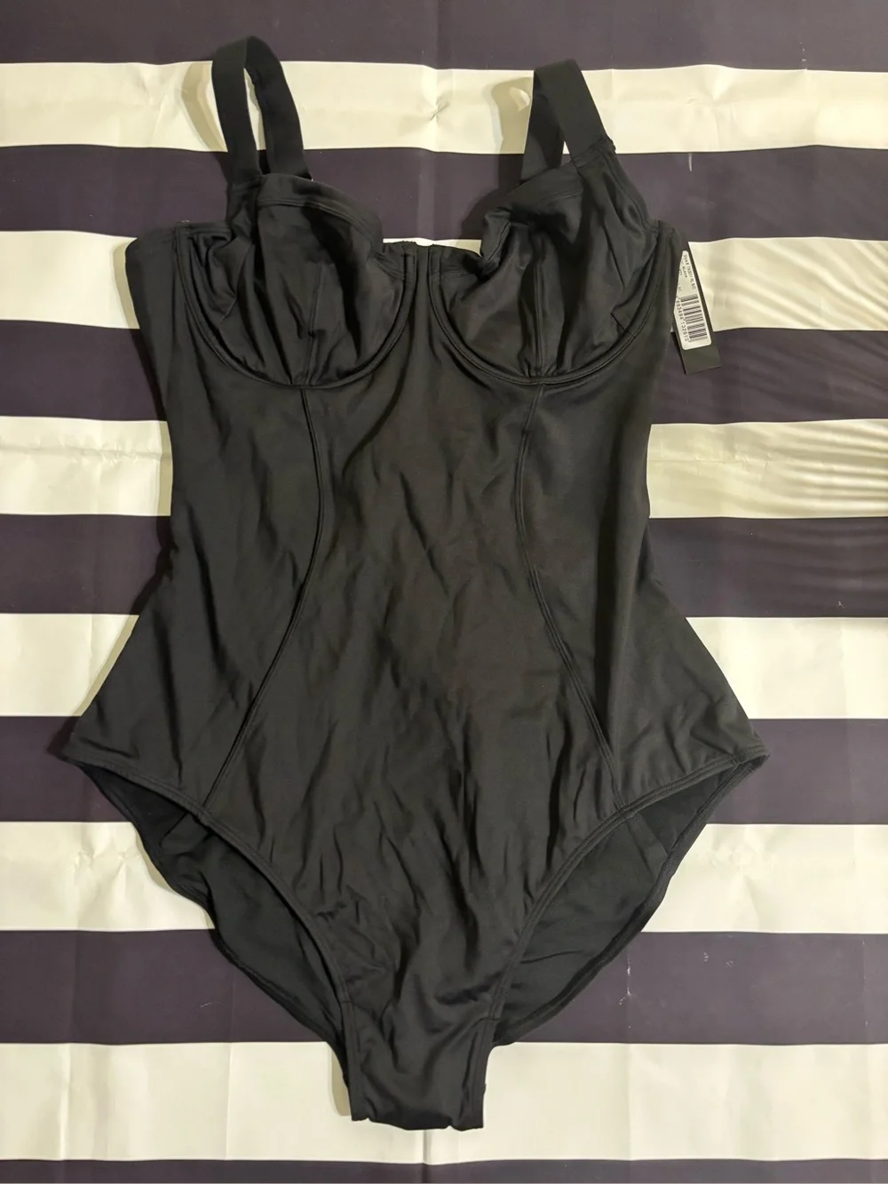 BNWT TA3 Lifty Shape Wear One Piece Swimsuit XL Regular Long B/C - Picture 1 of 3